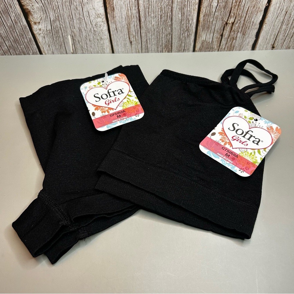 Sofra Girls Beige Sporty Undergarment Set Size Medium